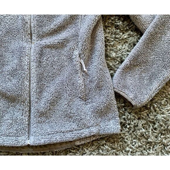THE NORTH FACE Osito 2 GRAY Fuzzy zip Fleece Jacket Coat women’s S - Picture 8 of 9